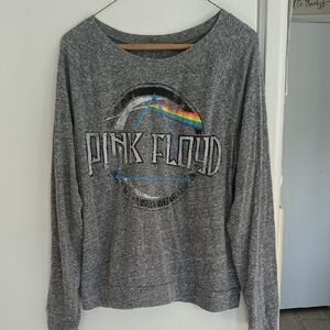Pink Floyd Charcoal Long Sleeve Women's Tee